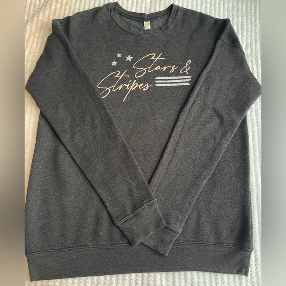 Oat Collective Tops - ⭐️ Oat Collective Stars & Stripes Crewneck – Size Medium ⭐️